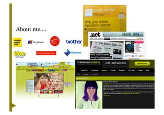 About me….




             @katiemoffat
 