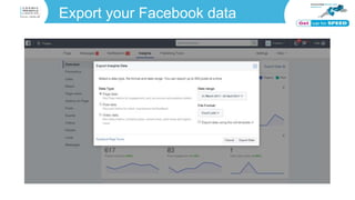 Export your Facebook data
 