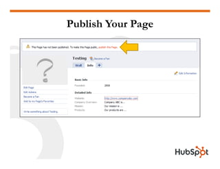 How to Use Facebook for Business - HubSpot at Geek Girl Camp