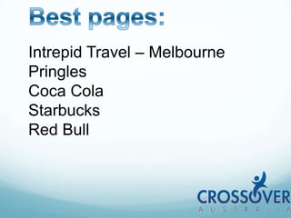 spreads your church through a simple ‘Like’ buttonFacebook Normal: requires personal style set up