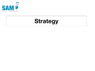 Strategy
Searching is the second
most common activity
online
 