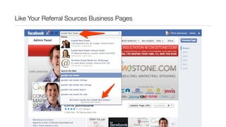 Like Your Referral Sources Business Pages
 