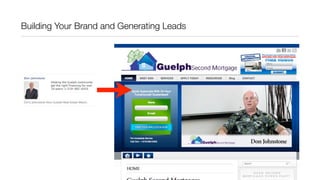 Building Your Brand and Generating Leads
 