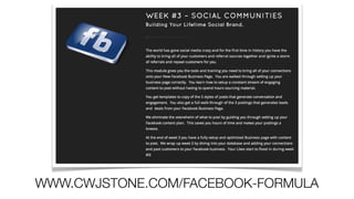 WWW.CWJSTONE.COM/FACEBOOK-FORMULA
 