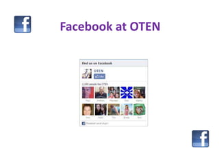 Facebook at OTEN 