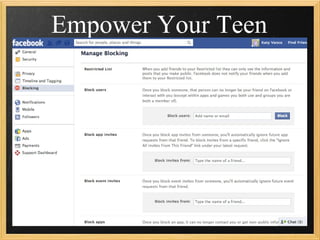 Empower Your Teen




                37
 
