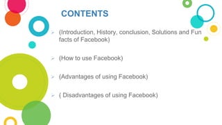 Facebook, Overview, History, & Facts