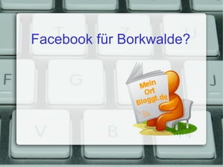 Facebook für Borkwalde? 