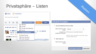 Privatsphäre – Listen
 