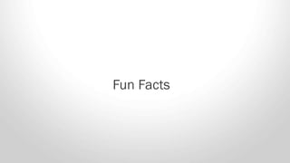Fun Facts
 
