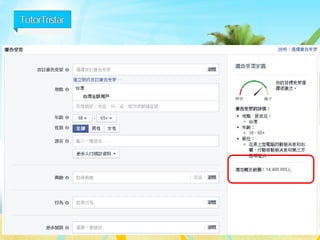 Facebook廣告 
15 
 