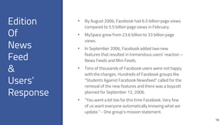 Facebook Case Study Slideshow Facebook - case study | PPTX