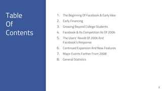 Facebook Case Study Slideshow Facebook - case study | PPTX