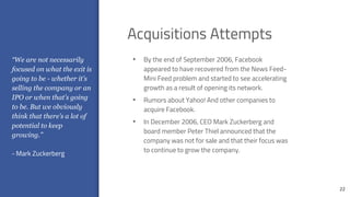 Facebook Case Study Slideshow Facebook - case study | PPTX