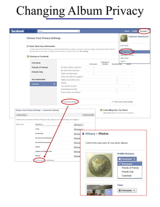Changing Album Privacy
 