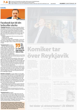 Facebook kolumn 3