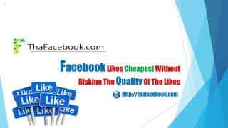 Buy Facebook Likes And Facebook Fans