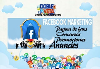 www.dobleveta.com| estregias de social media | 654 578 406
www.dobleveta.com
FACEBOOKMARKETING
 