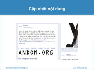 Cập nhật nội dung

 