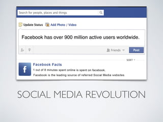 SOCIAL MEDIA REVOLUTION 
 