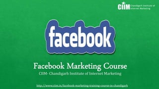 http://www.ciim.in/facebook-marketing-training-course-in-chandigarh
 