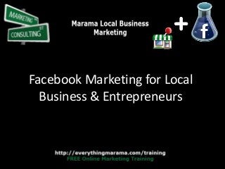 Facebook Marketing for Local
Business & Entrepreneurs

 