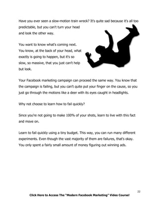 Facebook marketing   training guide