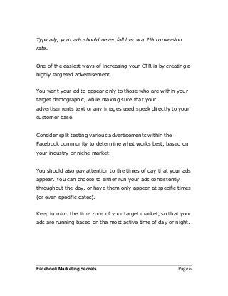 Facebook marketing secrets for promoting E-Commerce Portal Slide 6