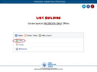 Facebook marketing strategies to attract, grow, and sell