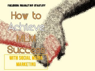 Facebook Marketing Strategy

 