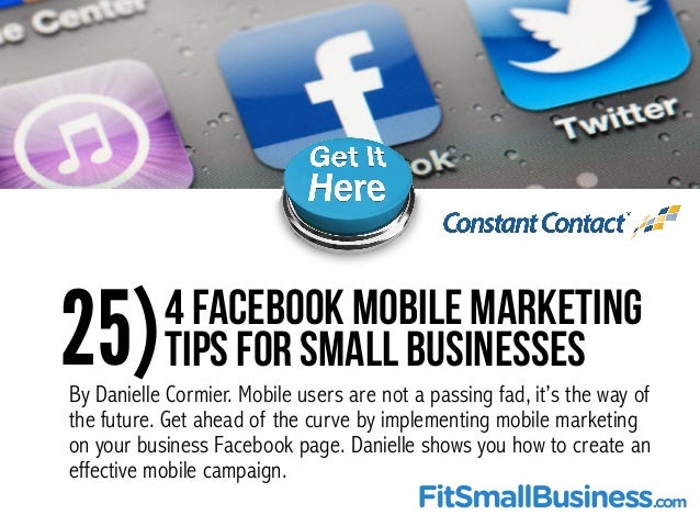 25 Facebook Marketing Tips For Small Business Owners