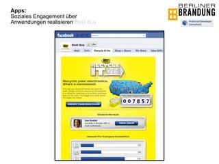 Apps: Soziales Engagement über  Anwendungen realisieren  Best Buy 