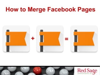 How to Merge Facebook Pages
+ =
 