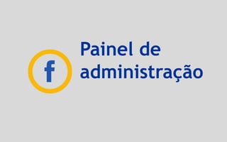 Painel de
administração
 
