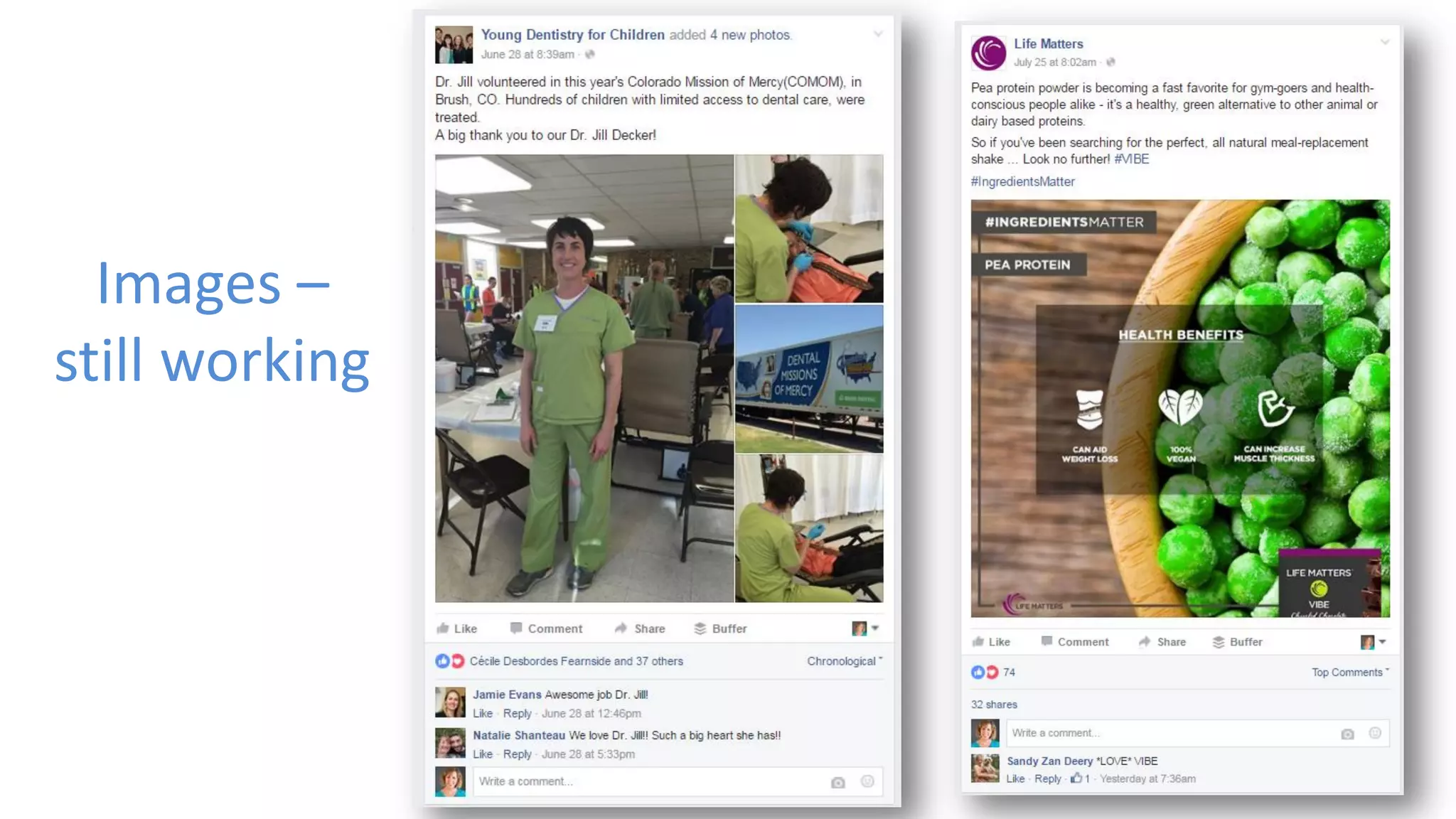 Images –
still working
 