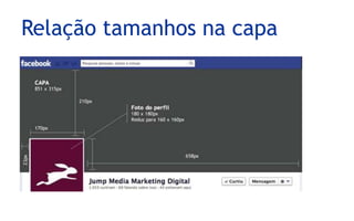 Relação tamanhos na capa
 