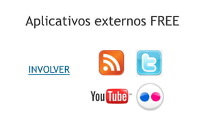 Aplicativos externos FREE


INVOLVER
 