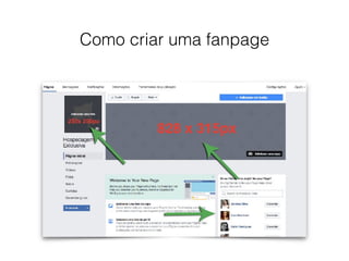 Como criar uma fanpage
 