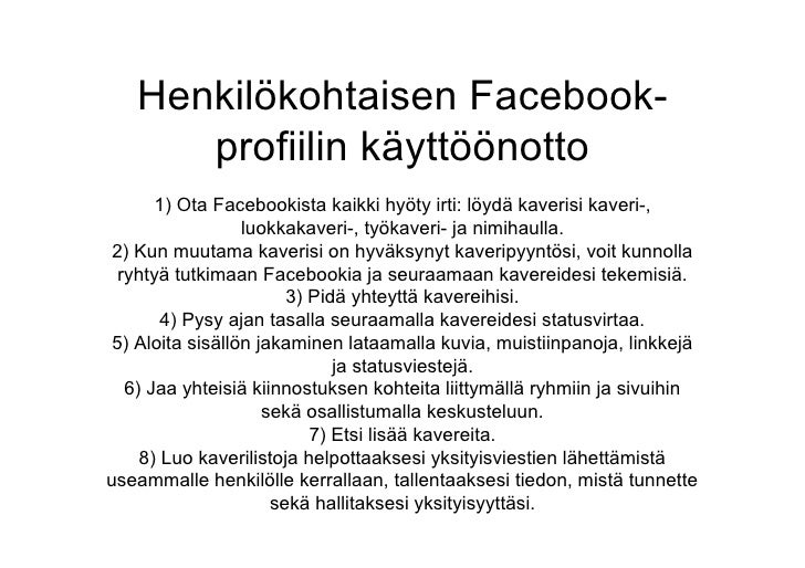 Miten kirjoittaa henkilökohtaisen profiilin dating site