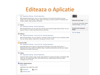 Editeaza o Aplicatie 