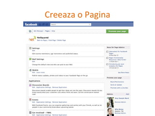 Creeaza o Pagina 
