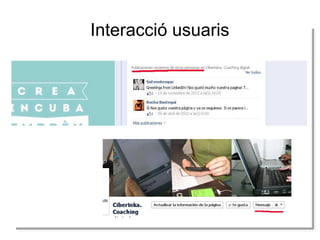 Interacció usuaris

 