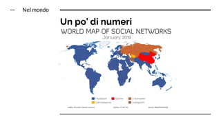 Nel mondo
Un po’ di numeri
 