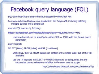 Facebook applications now 