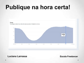 Publique na hora certa!
Luciano Larrossa Escola Freelancer
 
