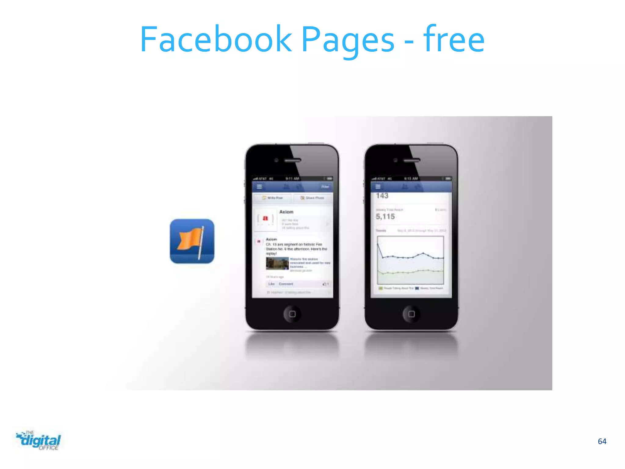 Facebook Pages - free 
64 
