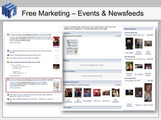 Free Marketing – Events & Newsfeeds