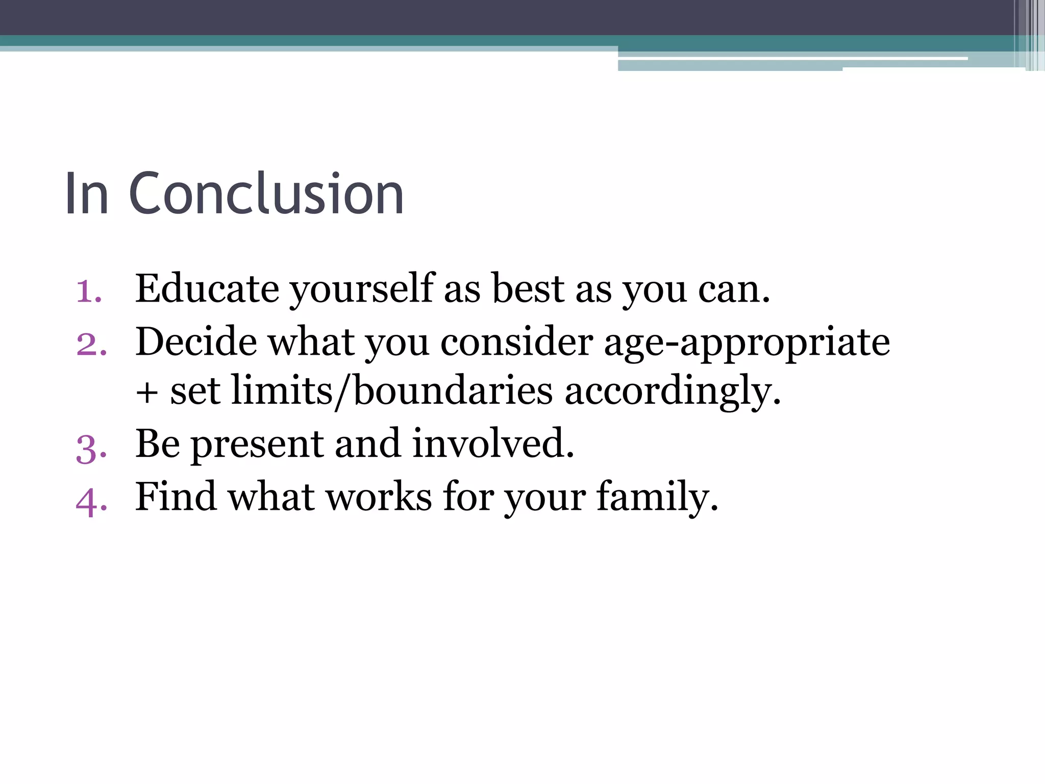 Parental Control Options