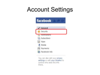 Account Settings
 