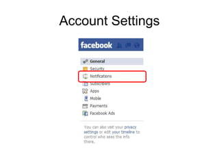 Account Settings
 